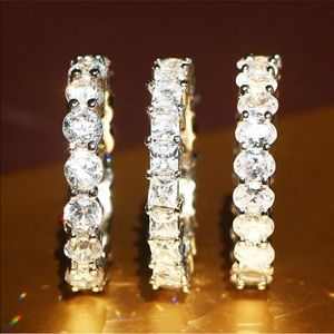 Jewelry | New Item Crystal 3 Ring Stackable Set | Poshmark